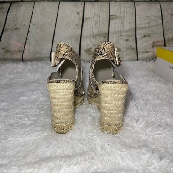 SEVEN DIALS Snake Embossed Somerset Espadrille 8.5 - Picture 3 of 16